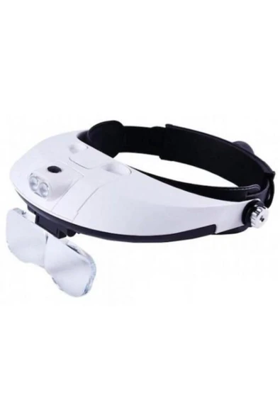 Nikula Çok Fonksiyonlu 5 Mercekli Yön Ayarlı Işıklı Kafa Büyüteci Mg81001-g - 2