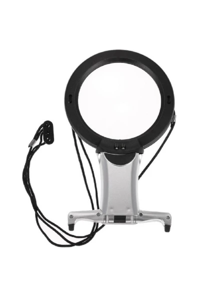 Nikula Boyun Askılı Led Işıklı Ayaklı Büyüteç - 5