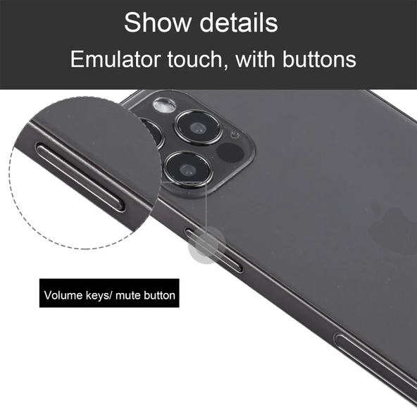iPhone 12 Pro Sahte Gösterim Modeli Renkli Ekran Gri - 5