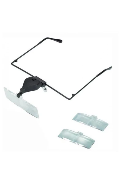 Bosile Gözlük Büyüteç Mg-19157-3a Kafa Büyüteci Işıklı ürün görseli