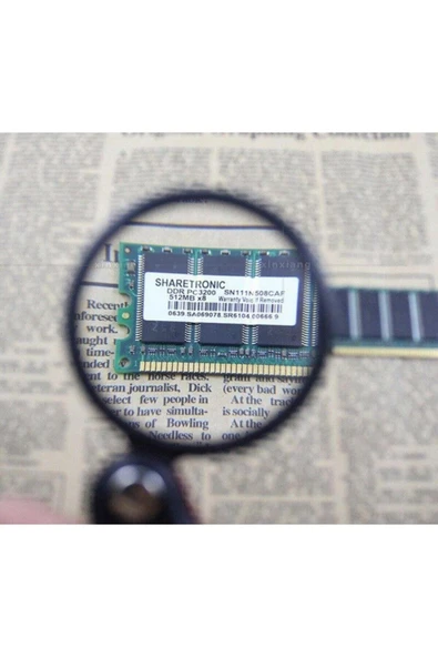 Bosile 6x Mini Cep Katlanır Büyüteç Deri Kılıflı Cam Lensli 45 Gr Okuma Lüp - 7