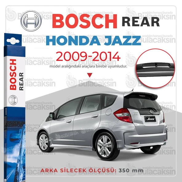 Bosch Rear Arka Silecek Honda Jazz 2009-2017 ile uyumlu ürün görseli