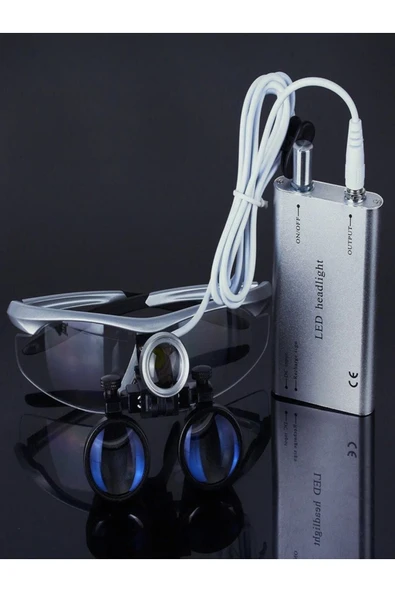 Bosile Gözlük Siyah Renk Tıbbi Cerrahi Büyüteç - Resim 4