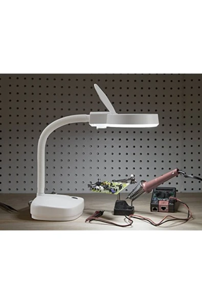 Nikula 3,5x Floresan Işıklı Masa Büyüteç Lambası 808a