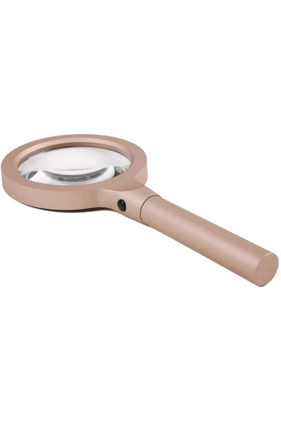 Nikula -12 Led Işıklı 10x Büyüteç ,yaşlılar Ve Çocuklar Için Okuma Saplı Metal Büyüteç 8013