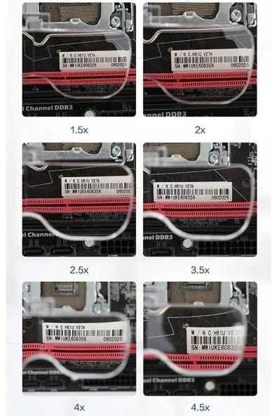 Bosile Şarjlı Gözlük Tip Büyüteç Mercek Lup Lensleriyle Taşıma Çantalı - 7