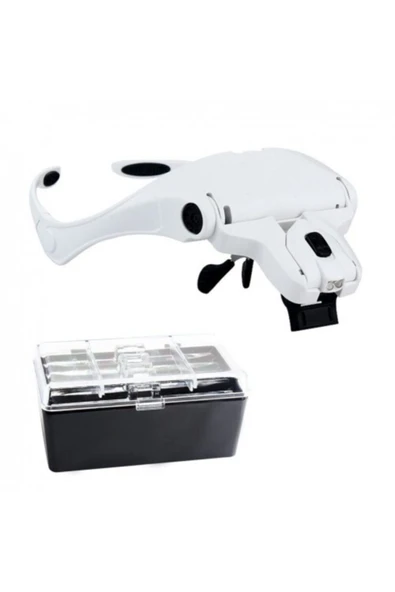 Nikula 5 Lens Mercekli Işıklı Gözlük Büyüteç