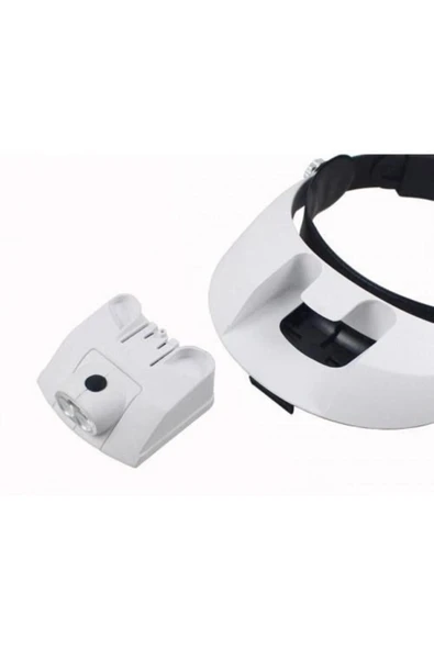 Bosile Çok Fonksiyonlu 5 Mercekli Yön Ayarlı Işıklı Kafa Büyüteci Mg81001-g - 4