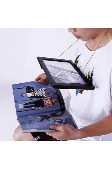 Nikula Led Işıklı , Ayaklı Ve Boyun Askılı 3x Büyütme Büyüteç Model By12 - Resim 2