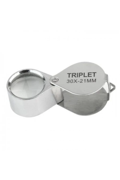 Nikula 30x21 Full Çelik Kaplı Büyüteç (lup) - 2