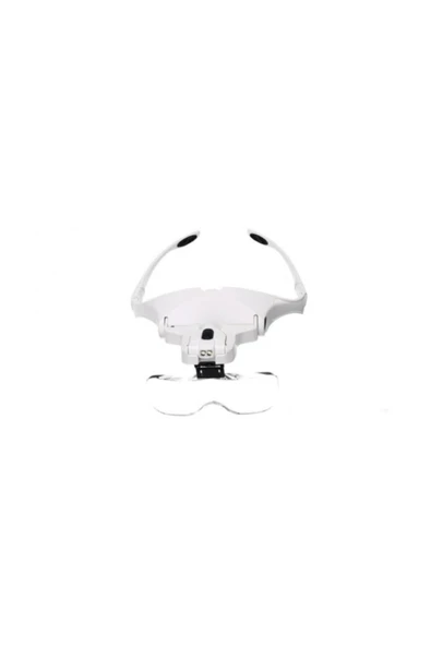 Nikula 5 Lensli 2 Led Işıklı Ayarlanabilir Gözlük Tipi Büyüteç 1.0x - 3.5x Zoom - 4