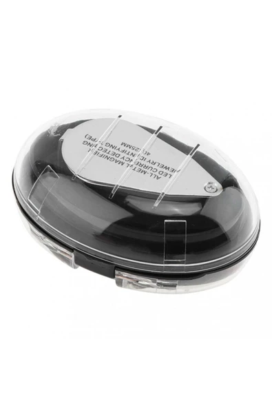 Nikula Mini Led Işıklı Büyüteç Full Çelik Büyüteç Lup Mercek Kuyumcu Büyüteci - 6