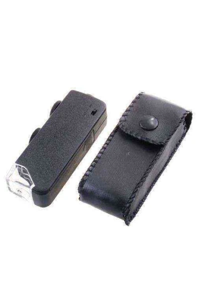 Nikula Mini 60x 100x Zoom Lens Odak Takı Led Cep Mikroskop Büyüteç ürün görseli