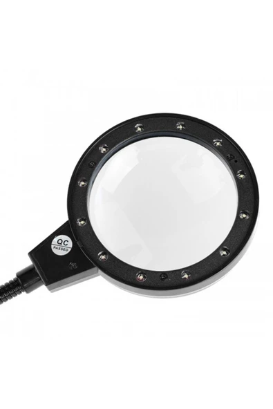 Nikula 12 Ledli Işıklı Büyüteç Masa Lambası Mandallı - 2