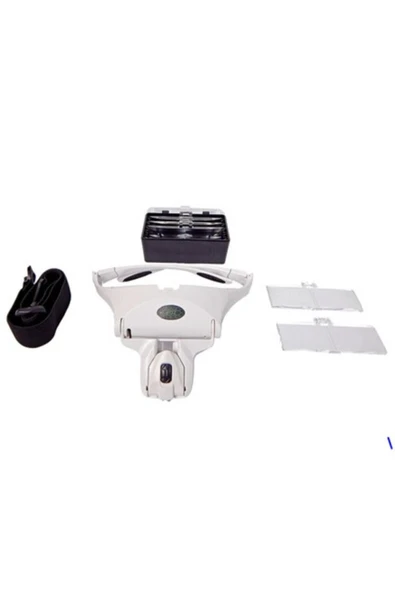 Bosile Işıklı Büyüteçli Gözlük (5 Farklı Cam) - 4