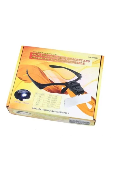 Nikula Işıklı Gözlük Büyüteç - 5 Farklı Lens - 8