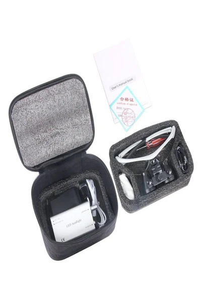 Bosile Gözlük Siyah Renk Tıbbi Cerrahi Büyüteç - Resim 7