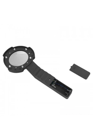 Bosile 7 Led Aydınlatma,fener,pusula,4x Büyütme Okuma Büyüteç - Resim 2