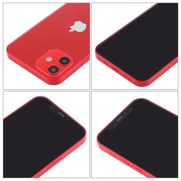 iPhone 12 Mini Kırmızı Siyah Ekran Çalışmayan Sahte Dummy Model - 4