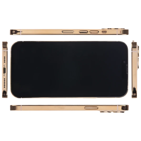iPhone 13 Pro Sahte Gösterim Modeli Siyah Ekran Altın Renk - 3