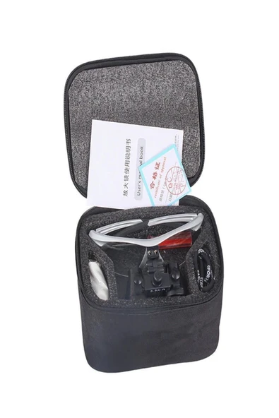 Bosile Gözlük Siyah Renk Tıbbi Cerrahi Büyüteç - Resim 8