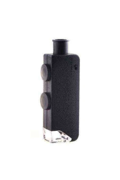 Nikula Mini 60x 100x Zoom Lens Odak Takı Led Cep Mikroskop Büyüteç - Resim 5