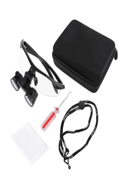 Nikula Diş Cerrahi Orjinal Gözlük Lens Büyüteç 3.5x 420mm Binoküler - Resim 4