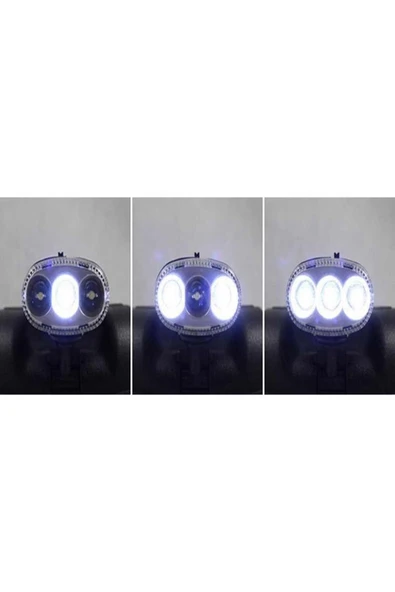 Bosile 3 Ledli Büyüteç Gözlük Kafa Büyüteci Işıklı 1.2x 1.8x 2.5x 3.5x - 4