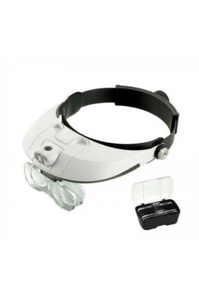 Nikula Çok Fonksiyonlu 5 Mercekli Yön Ayarlı Işıklı Kafa Büyüteci Mg81001-g