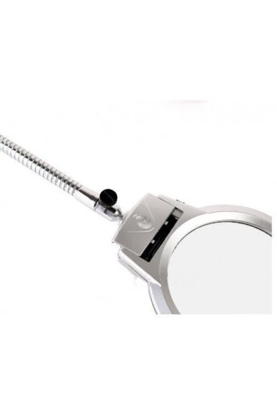 Nikula Mandallı Metal Hortumlu Masa Üstü Büyüteç 130 Mm - 3