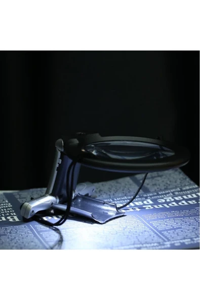 Nikula Boyun Askılı Led Işıklı Ayaklı Büyüteç - 3