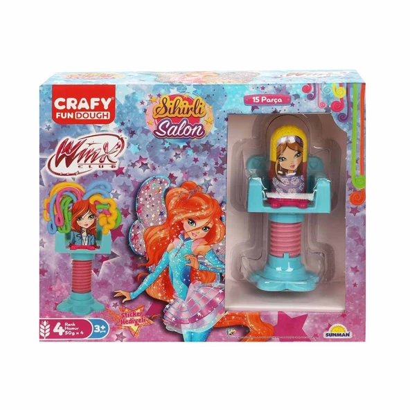 Crafy Winx Sihirli Salon Oyun Hamur Seti 15 Parça - 2