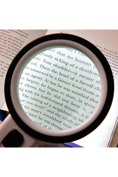 Nikula 30x 95 Mm Çift Hd Optik Cam Lens El Büyüteç 1 Uv 12 Led Işıklı - 7