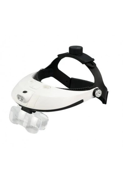 Bosile Mg81001-h Çok Fonksiyonlu Başlık Tip Işıklı Büyüteç 5 Mercekli