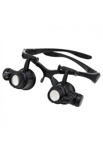 Nikula Gözlük Modeli Çok Yakın Kullanımlı Tamir Gözlüğü 10x 15x 20x 25x Lensli Ve Işıklı - 4