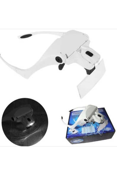 Nikula Işıklı Büyüteçli Gözlük (5 Farklı Cam) ürün görseli