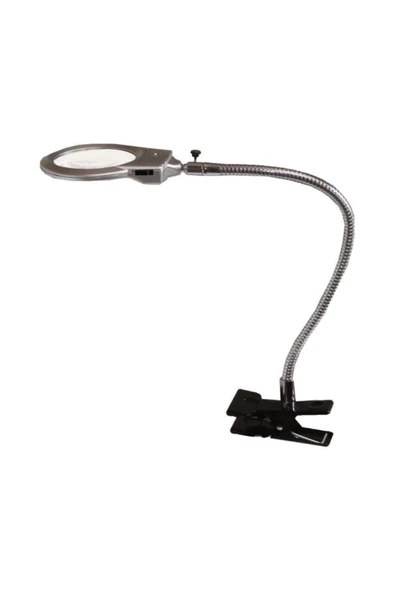 Bosile Spiralli Klipsli Büyüteç - Led Işıklı 13cm Mg15120-c - 2