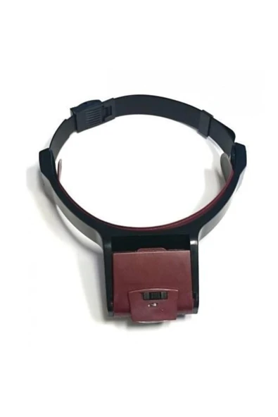 Bosile Mg81001-b Çift Lens Takmalı 4 Lensli Led Işıklı Şapka Tip Büyüteç - 3