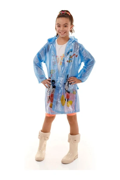 ESU ACCESSORY Karakter Cocuk Yağmurluk 10-13 Yaş Xll Beden