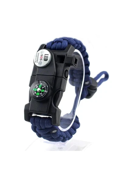 Nurcamp Paracord Kamp Bileklik Hayatta Kalma Bilekliği - 2