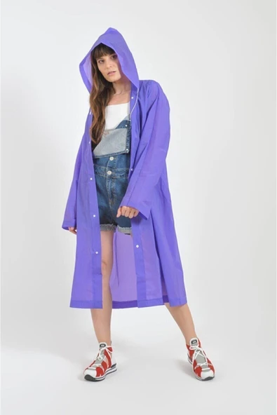 The Lavinia Unisex Su Geçirmez Eva Kumaş Yağmurluk