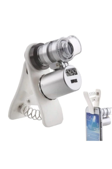 49 Büyüteç 60x Büyütme. Klipsli, Her Telefona Uyar ürün görseli