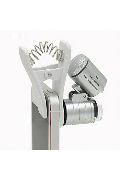 Nikula Evrensel Led Işıklı Mini Cep Mikroskobu Tüm Kameralı Telefonlar Için 9882-w - 4