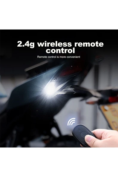 ebulduk M3 Akıllı LED Anti-Çarpışma Işığı  – 9'lu Renkli Flaşlı Motosiklet/Bisiklet/Drone Işığı - 3