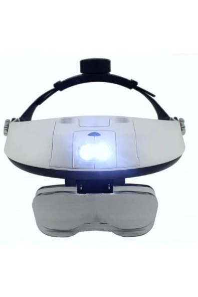 Breaker Mg81001-h Çok Fonksiyonlu Başlık Tip Işıklı Büyüteç 5 Mercekli - Resim 4