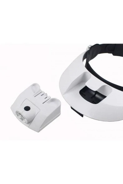 Comet Çok Fonksiyonlu 5 Mercekli Yön Ayarlı Işıklı Kafa Büyüteci Mg81001-g - 4