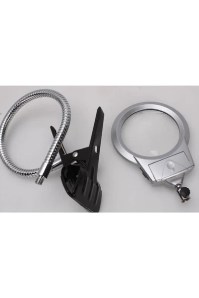 Nikula Ayarlanabilir Başlıklı Led Işıklı Büyüteç 90mm-mg15120a