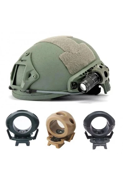 Bosile 25mm taktik kask kelepçe adaptörü