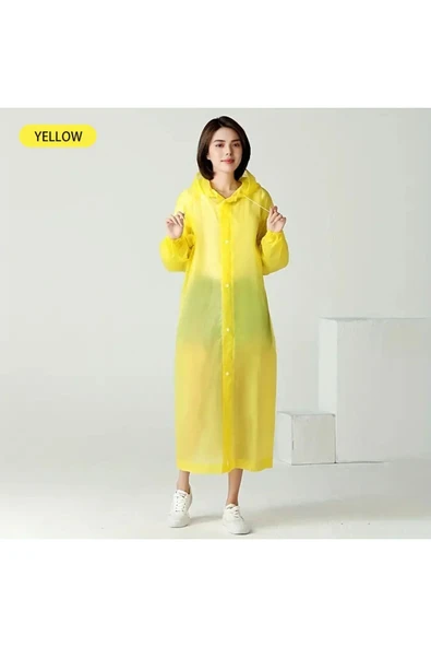 Bosile Unisex Eva Kumaş Su Rüzgar Geçirmez Yağmurluk - 2