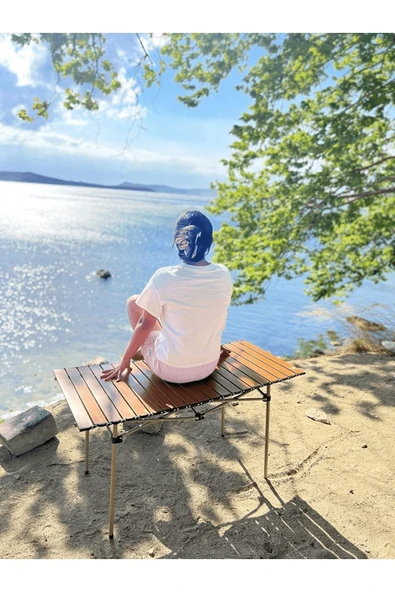 SHUFA Alüminyum Kamp Masası Xxl – Katlanabilir 120*65*60 - 6